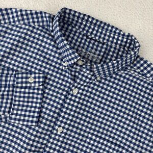 VINEYARD VINES Mens OTG Performance Button-Down Shirt XL Blue/White Long Sleeve